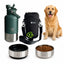 3-in-1 Dog Water Bottle with Carrier Bag