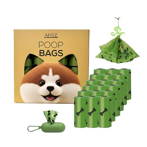 Dog Poop Bags. Eco-friendly, Thick, Strong, Leak-Proof Bags. Lavender Scented, Biodegradable. Green
